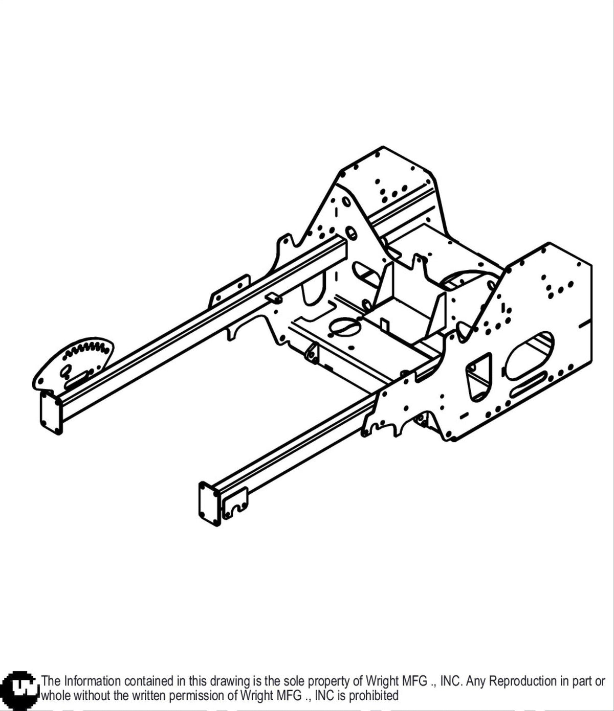 WZ Tractor Frame Weldment 93410191 Default Title