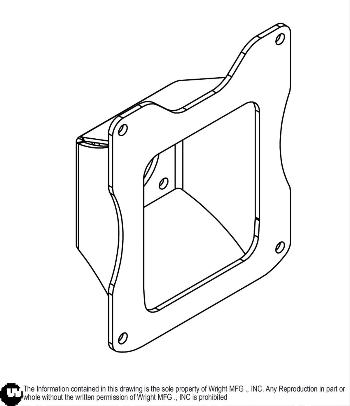 WZ Rev.1 Wheel Motor Support Weldment 93410192 Default Title