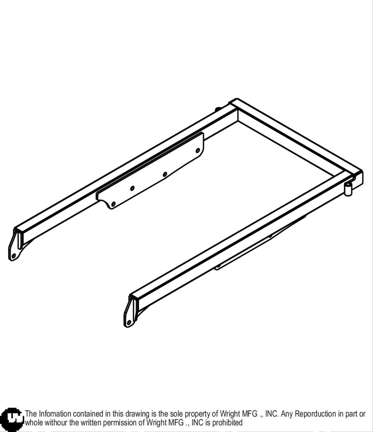 WZK Engine Deck Sub Frame Weldment 93410224 Default Title