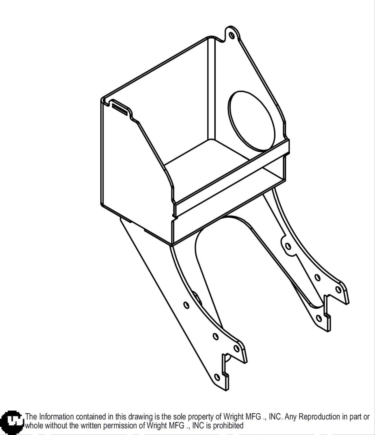 WZK Battery Box Weldment 93410231 Default Title