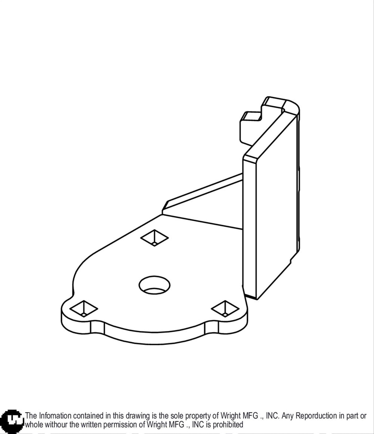 WZK Engine Deck Idler Base Weldment 93410248 Default Title