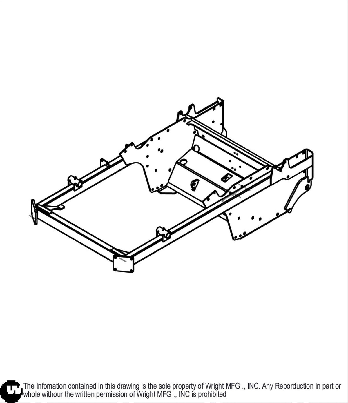 WZK Tractor Body Weldment 93410250 Default Title