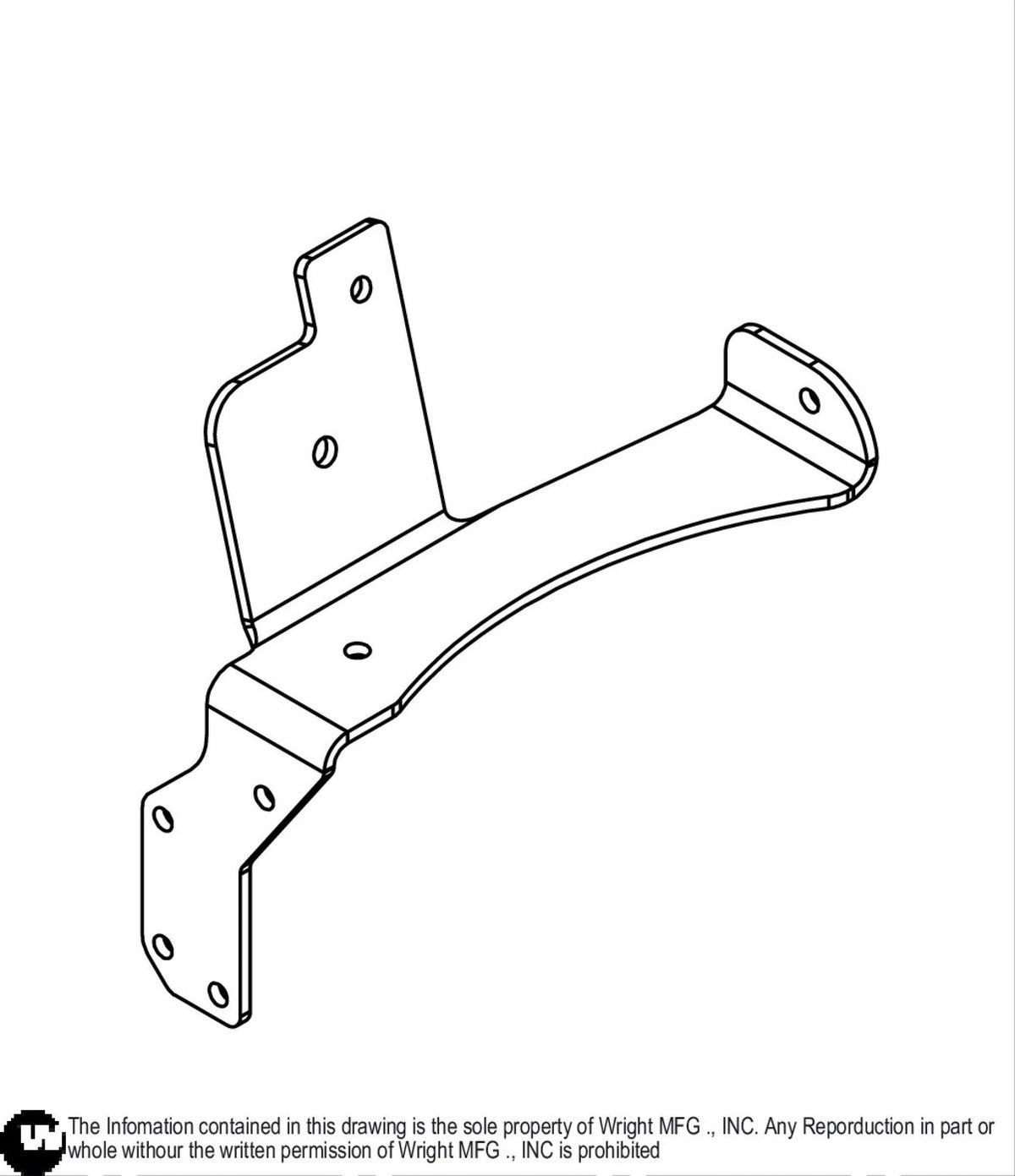 WZK Front Left Pump Fan Cover Support 93410251 Default Title