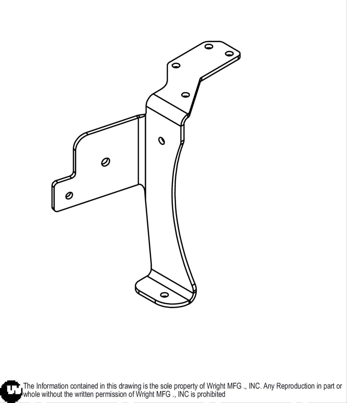 WZK Front Right Pump Fan Cover Support 93410252 Default Title