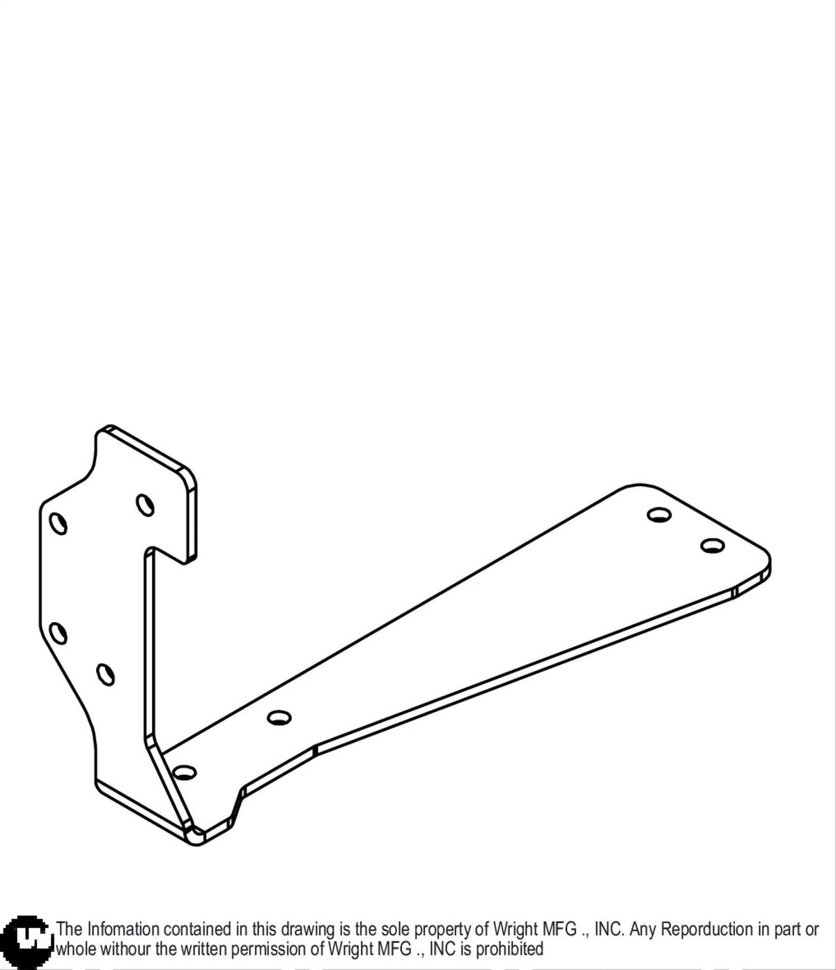 WZK Rear Left Pump Fan Cover Support 93410253 Default Title