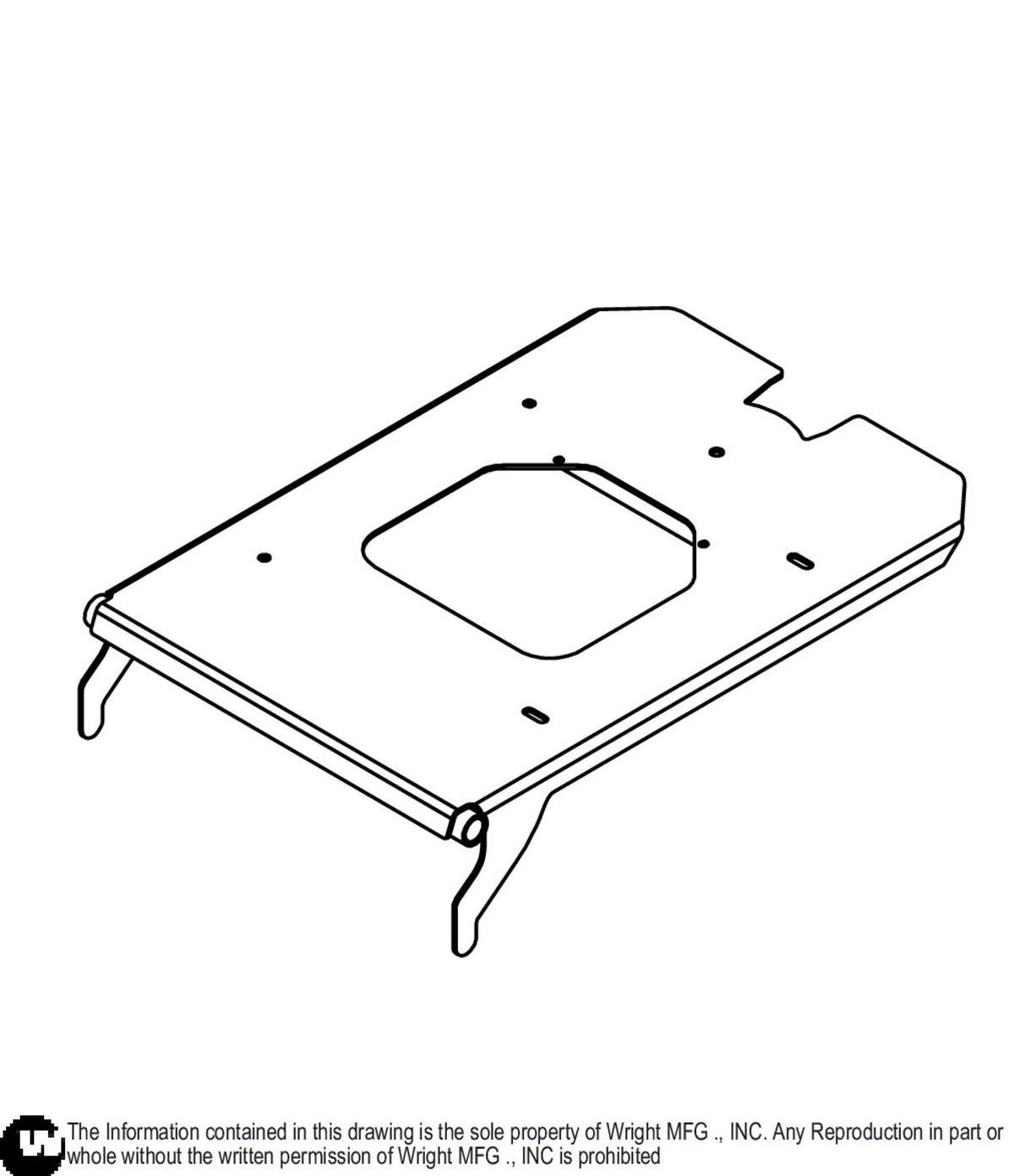 WZTO Seat Support Weldment 93410337 Default Title
