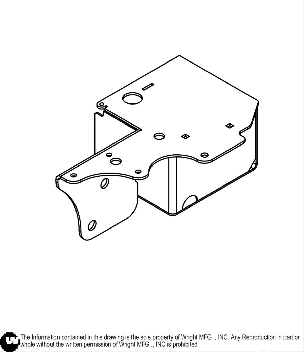 WZTO Rear Battery Weldment Fuel Tank Support 93410354 Default Title
