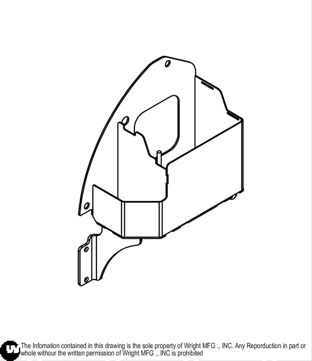 WSTN Dry Cell Battery Box Weldment 93410392 Default Title