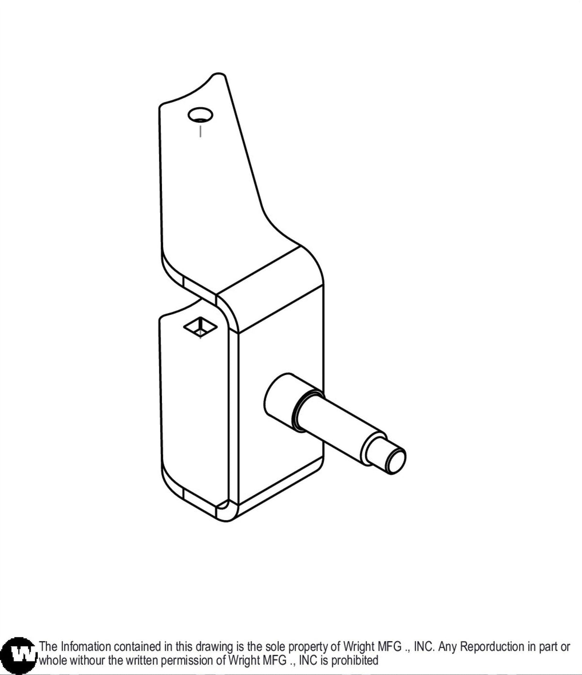 WZ Caster Yoke Weldment 93410427 Default Title