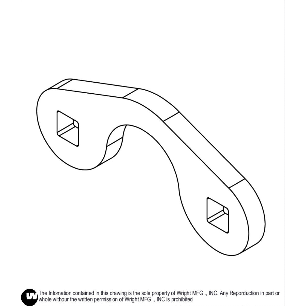 Wright Brake Tie Down WVH 93410444 Default Title