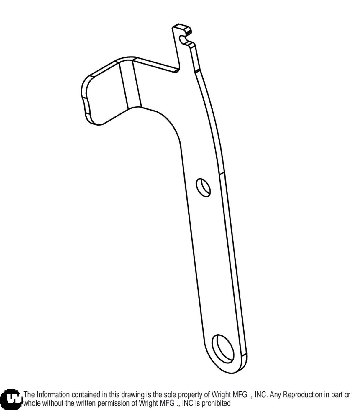11GA Right WVHC/WVLC Neutral Switch Detent Arm 93410499 Default Title
