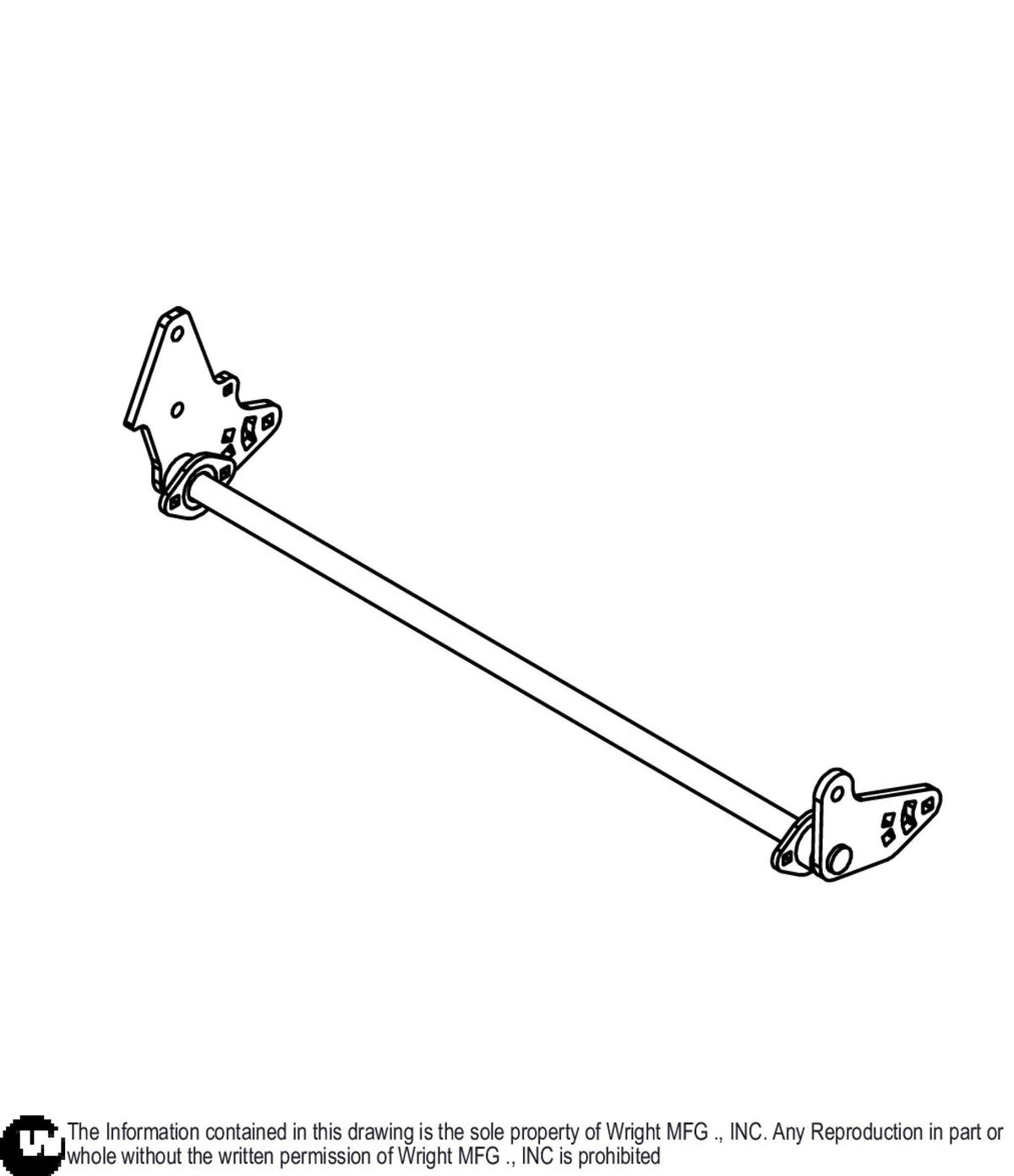 WZXT Front Deck Lift Axle 93410590 Default Title