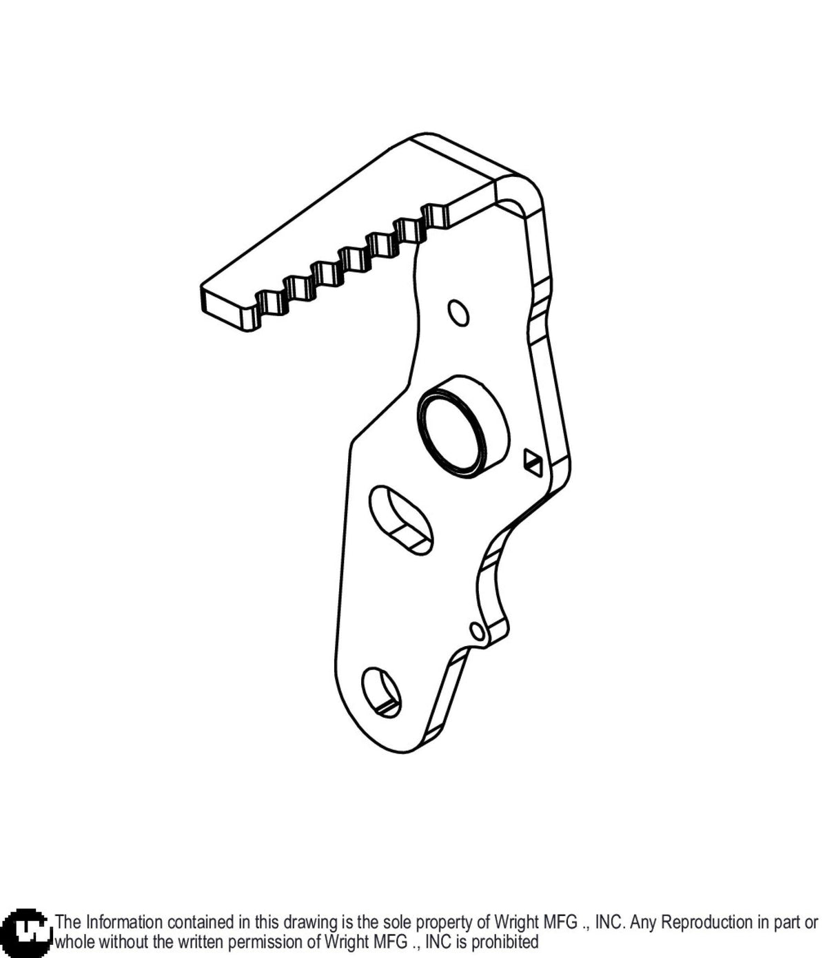 WZXT Deck Lift Foot Pedal Weldment 93410593 Default Title