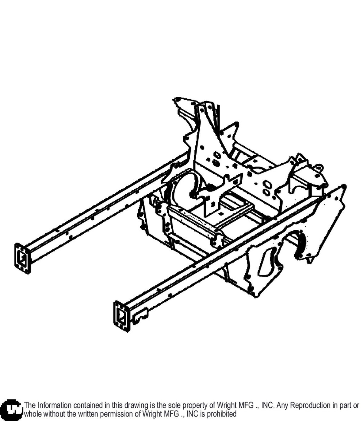 WZXL Tractor Frame 93410626 Default Title