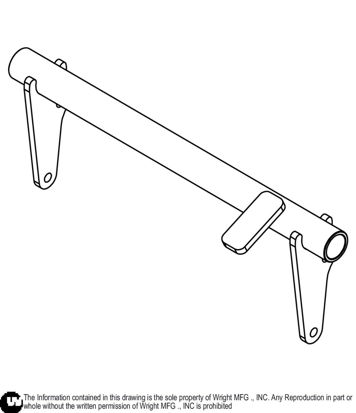 WZXL Brake Axle Weldment 93410632 Default Title