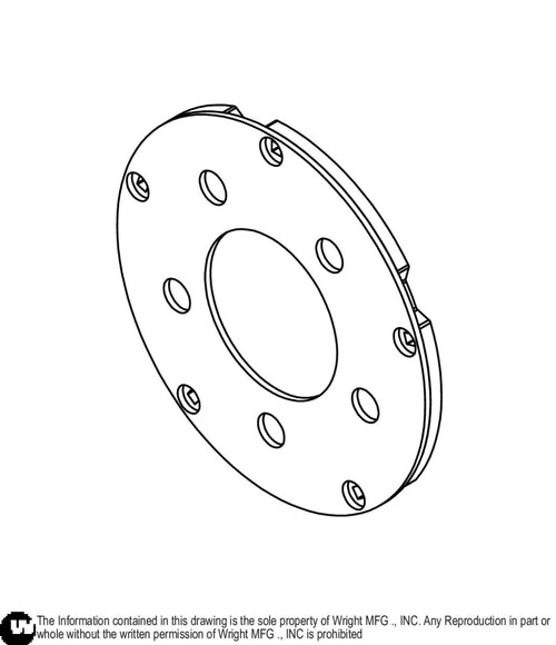 Encoder Disk Mount Weldment 93410655 Default Title