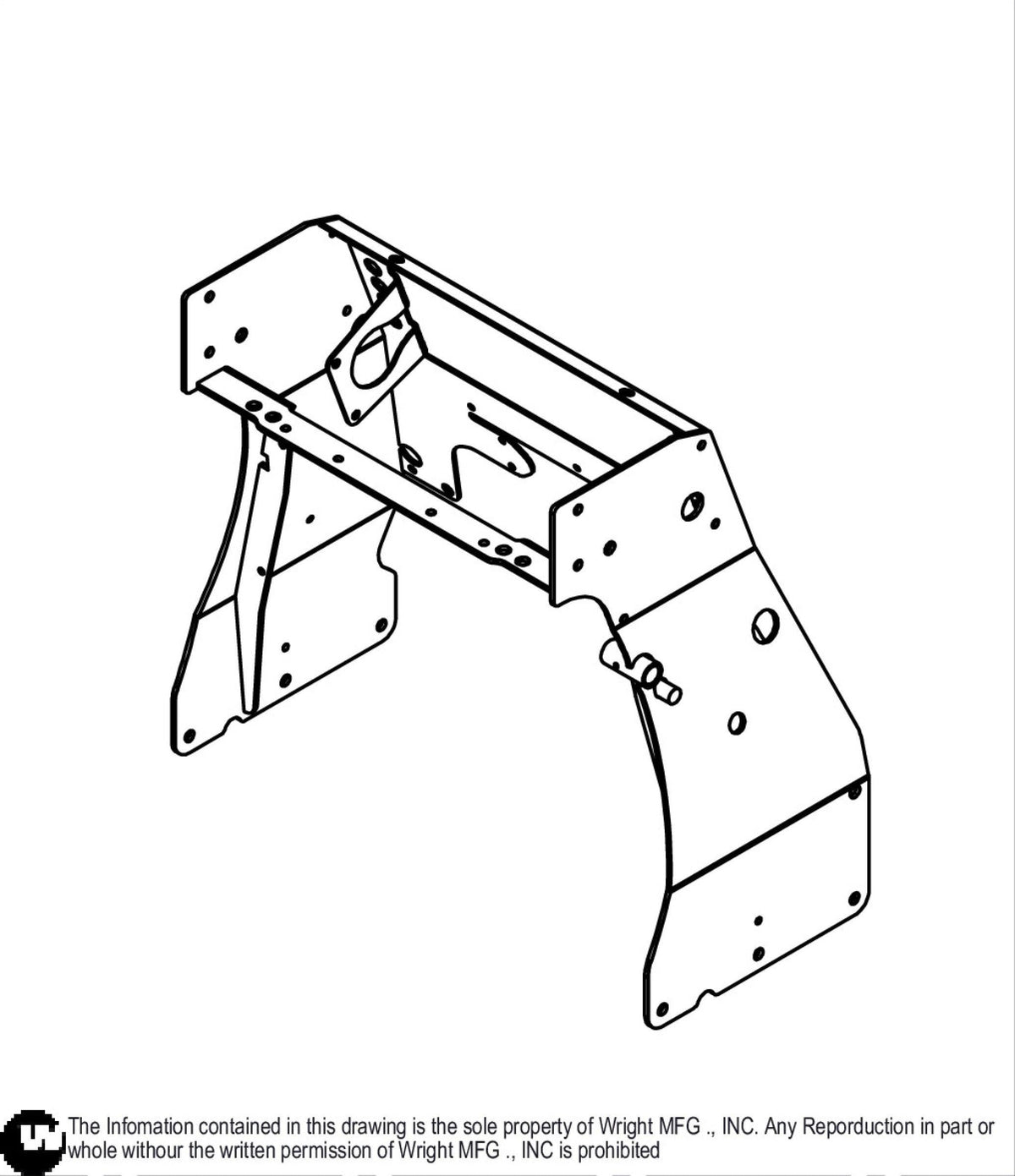 WZK Upright Weldment 93420082 Default Title