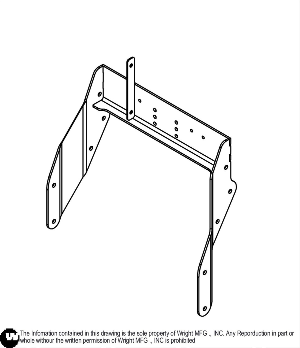 WVP Handle Bar Mount Weldment 93420102 Default Title