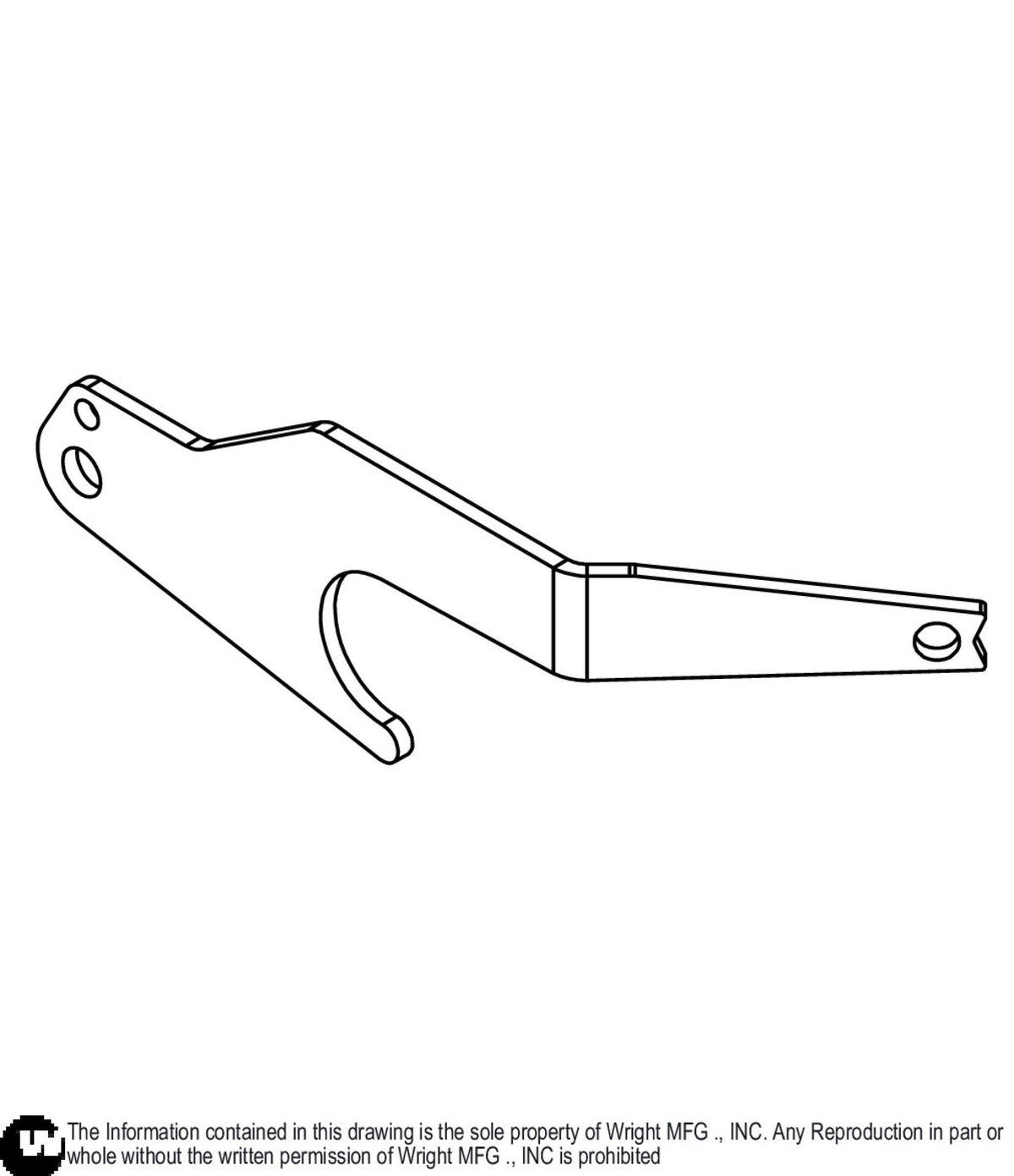 11GA Left WSB Brake Arm 93420224 Default Title