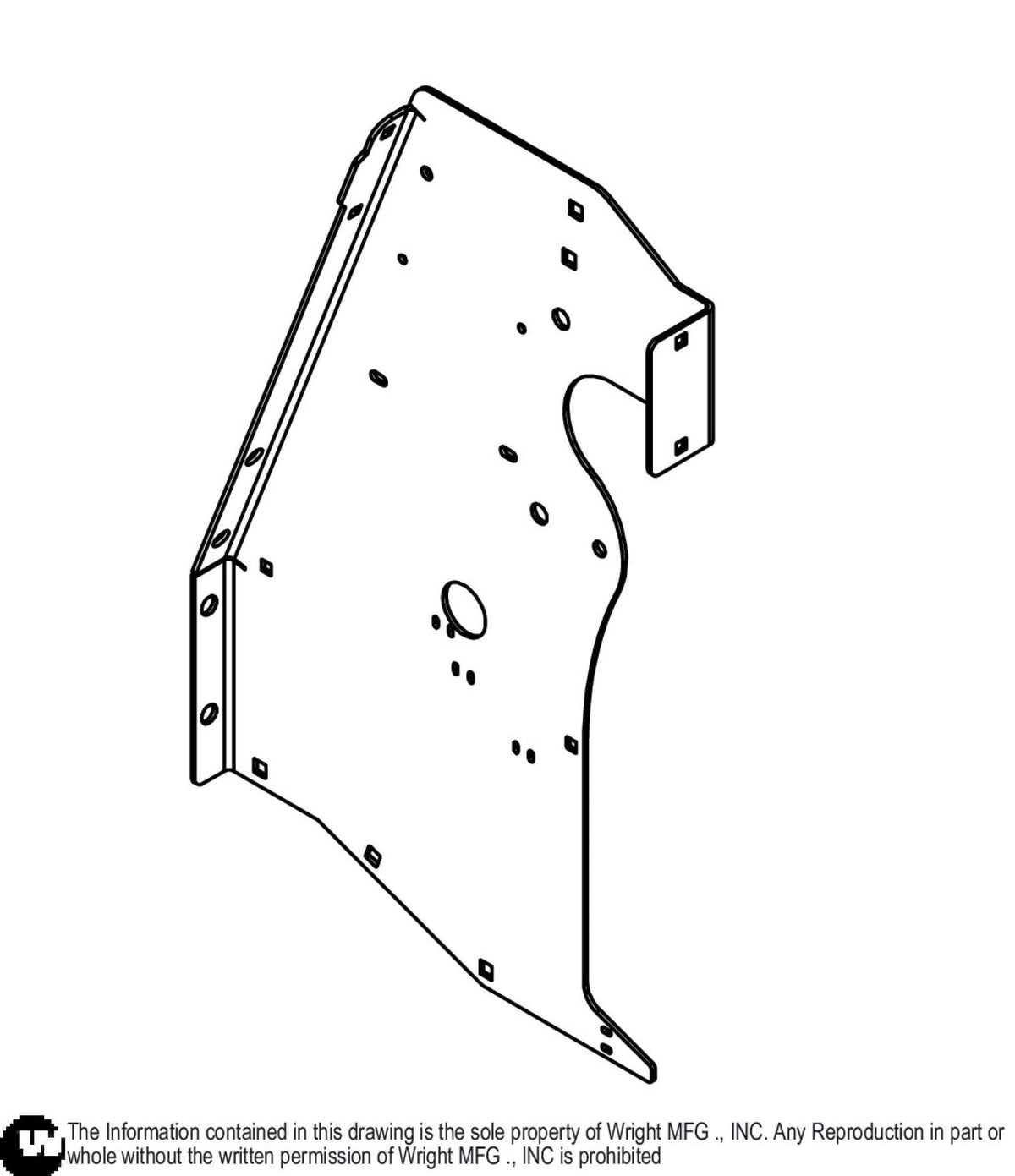 11GA 32/36 WSB Left Upright Side 93420256 Default Title