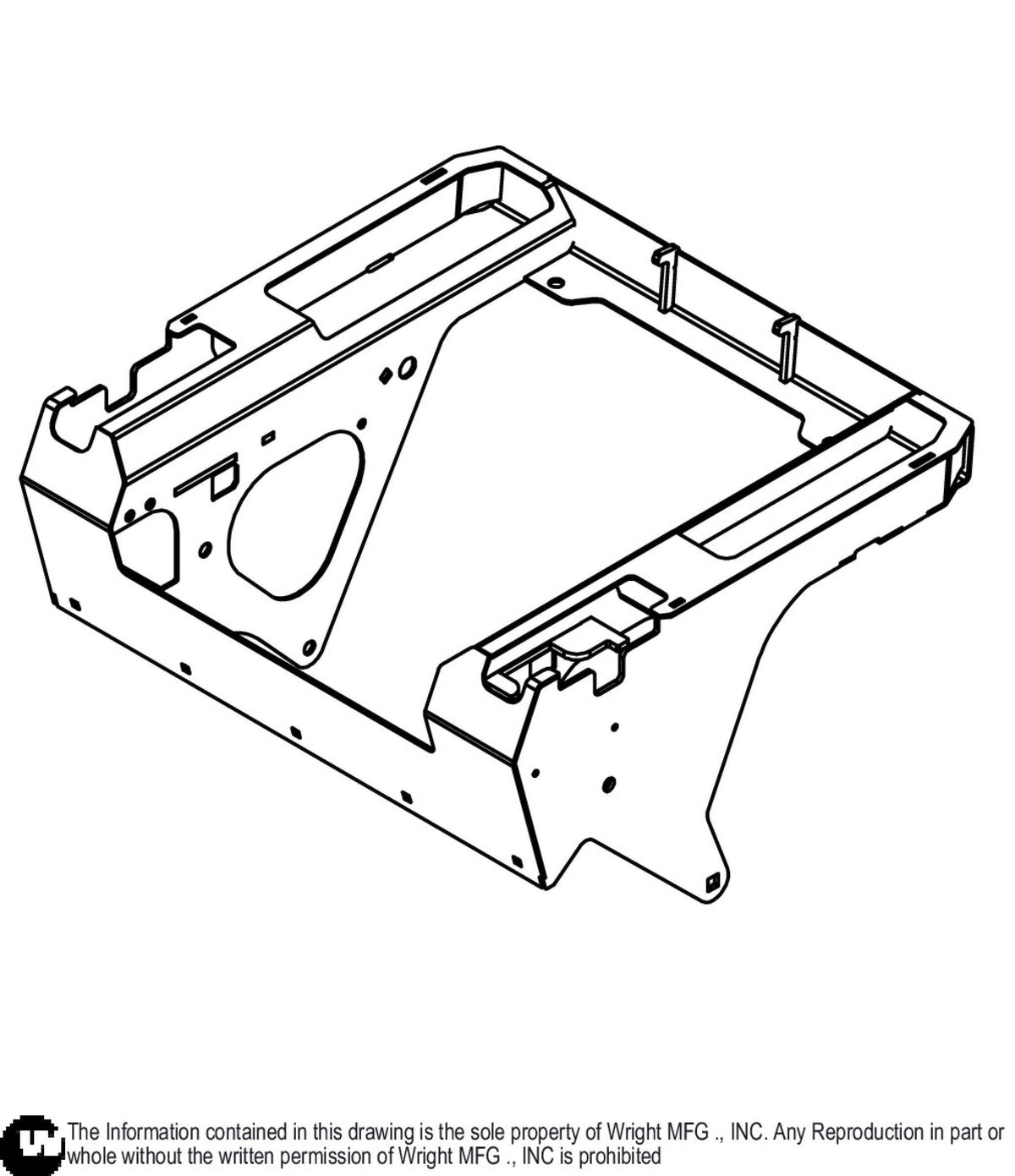 WZXT Seat Frame Weldment 93420268 Default Title