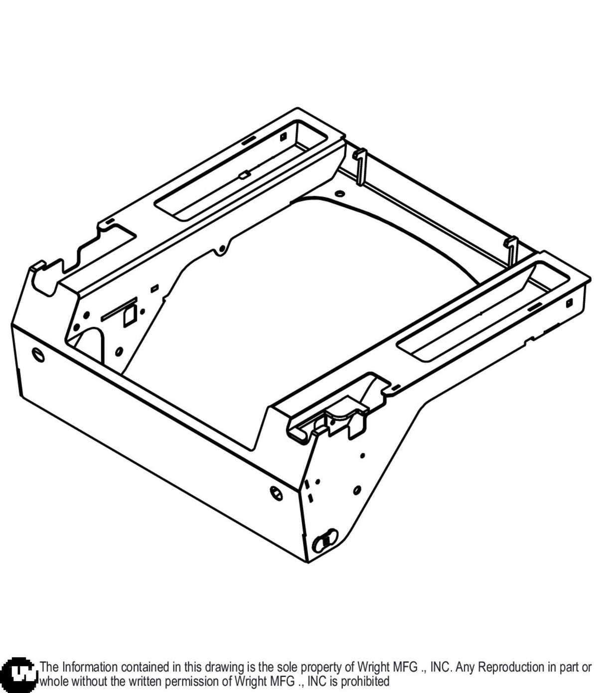 WZXL Seat Frame Weldment 93420278 Default Title