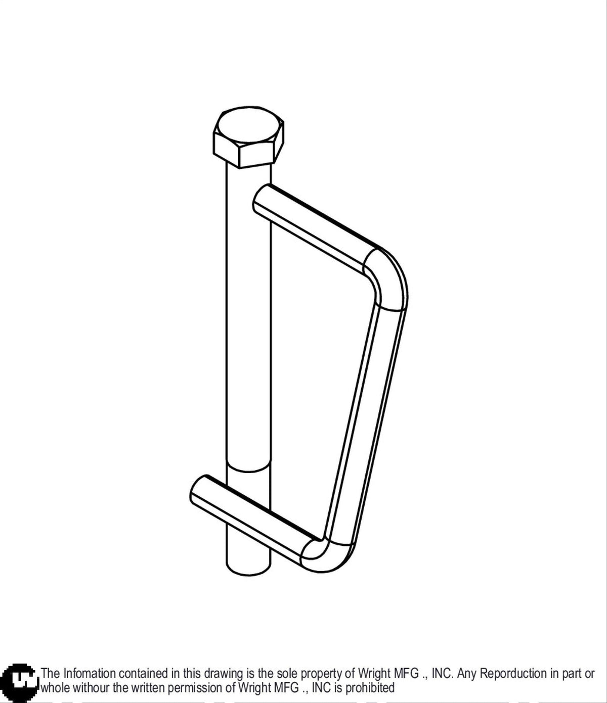 WZ Deck Belt Guide Weldment 93460100 Default Title