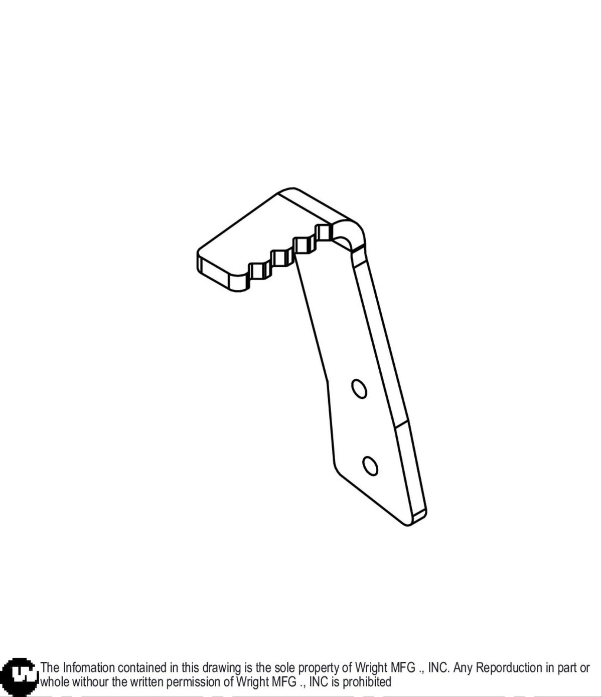 WZ Deck Lift Foot Lever Extension 93460102 Default Title