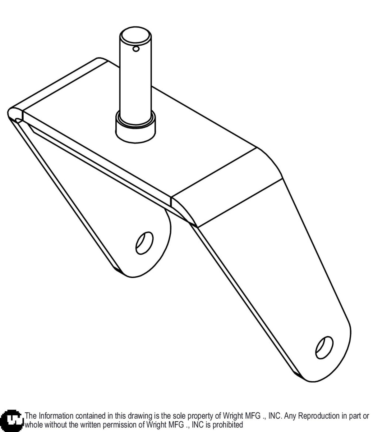 WZK Caster Yoke Weldment 93460107 Default Title