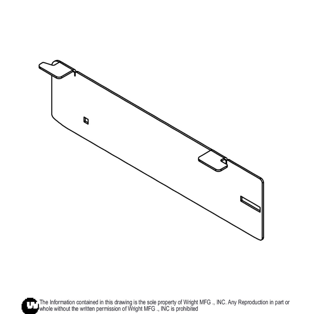 Wright Easy On/Off Mulch Block Off Plate 93460215
