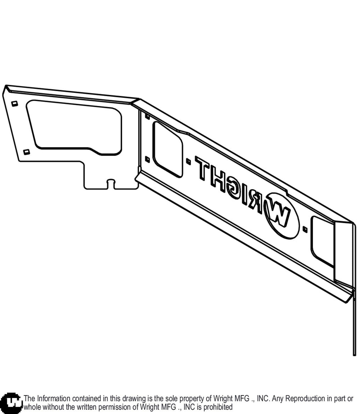 WZXT Rear Guard Rear Panel 93470042 Default Title