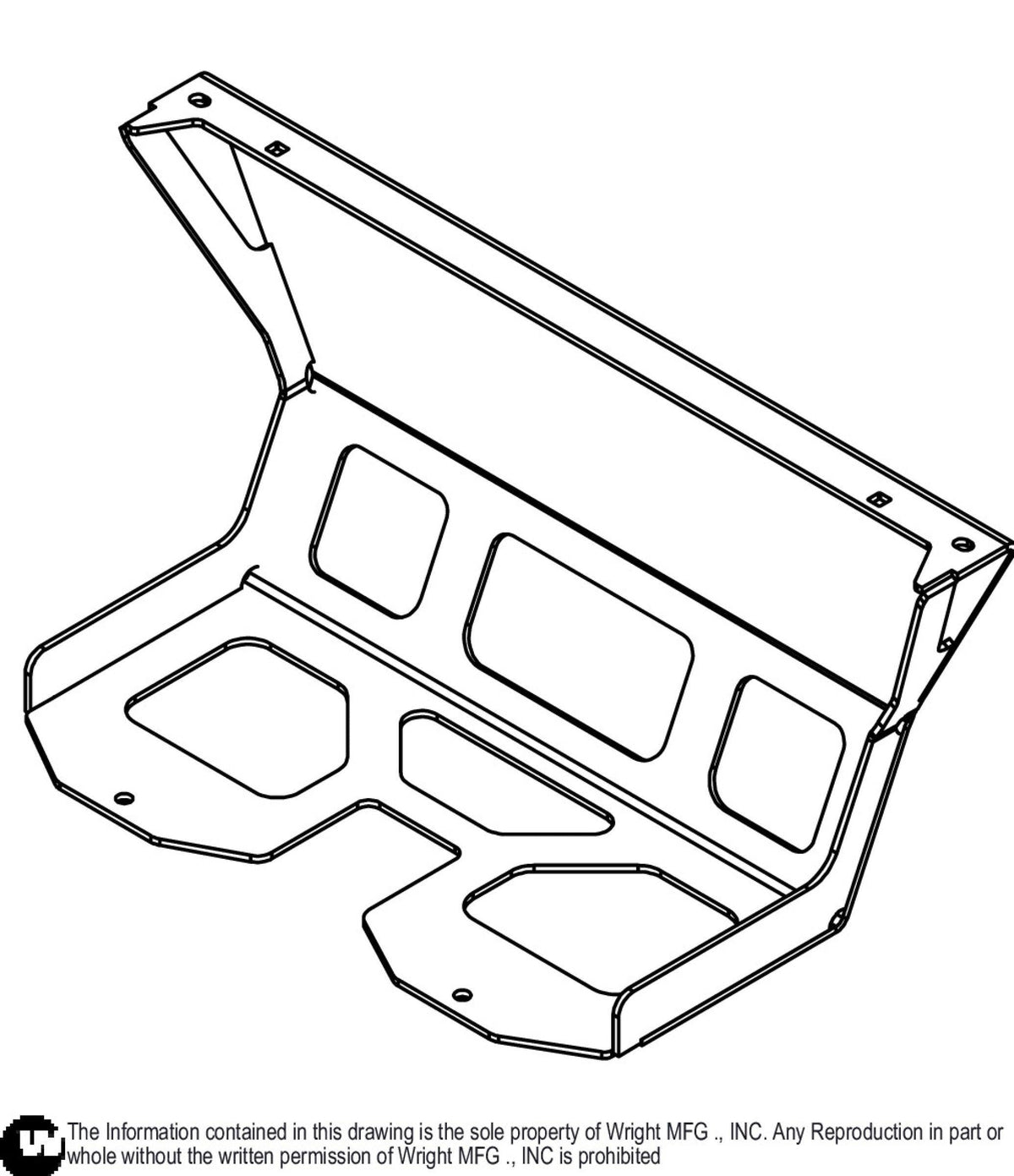 WZXT Muffler Guard Weldment 93470043 Default Title