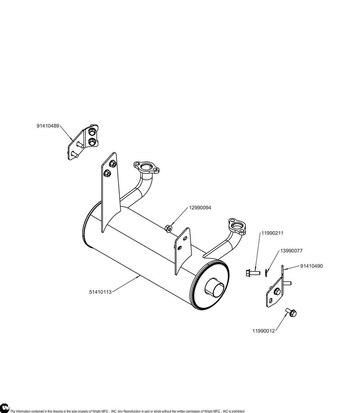 WZ Muffler Service Kit 95410057 Default Title