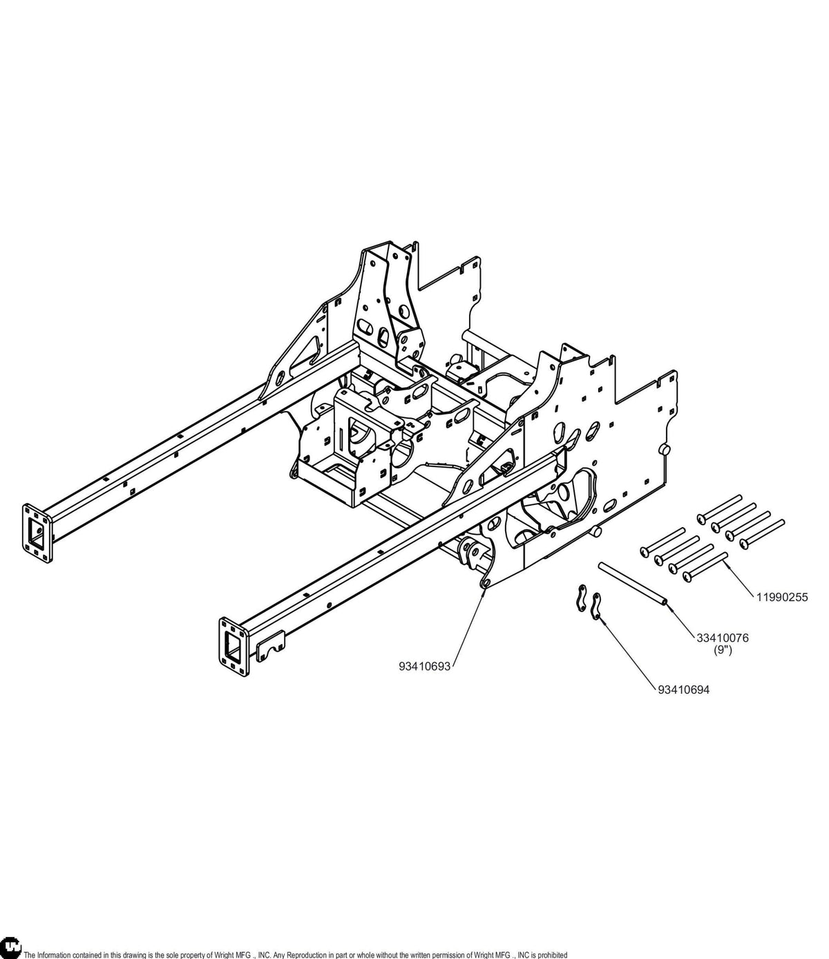 WZXT Tractor Frame Service Kit 95410058 Default Title