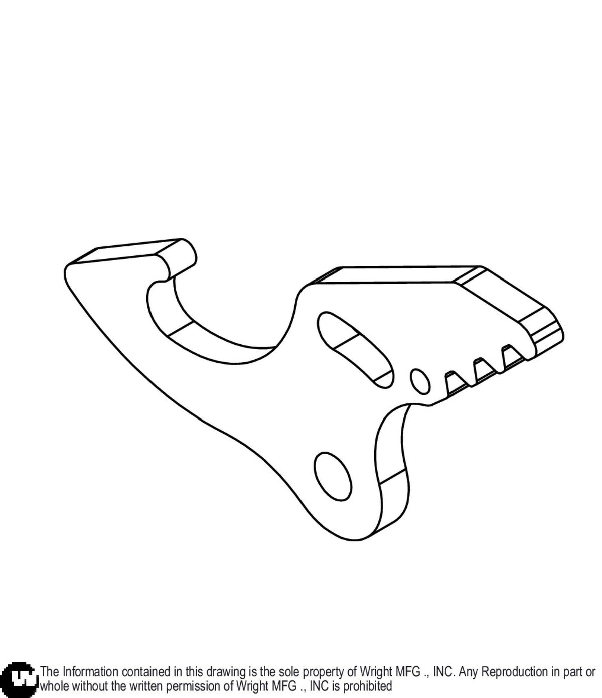 WZXT Deck Lift Latch 96410018 Default Title