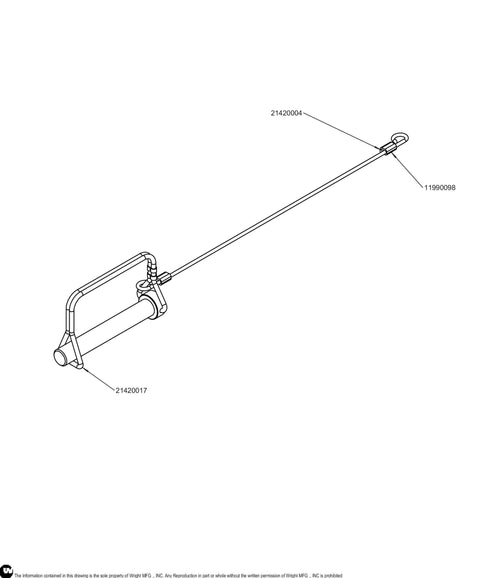 0.5 X 3 Clevis Pin W/ Lanyard 98320114 Default Title