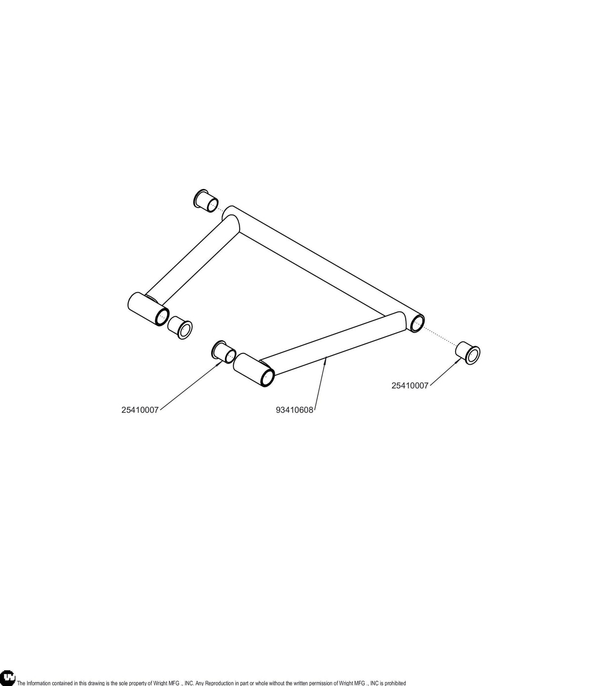 WZXT Lower Control Arm Assembly 98410440 Default Title