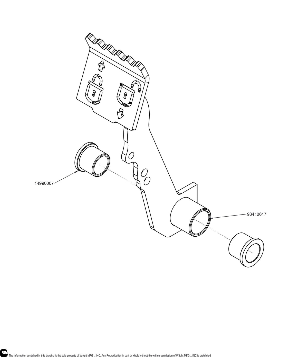 WZXT Brake Pedal Assembly 98410442 Default Title
