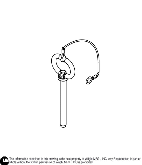 .5 X 4.875 Pin Height Select W Lanyard 98410444 Default Title