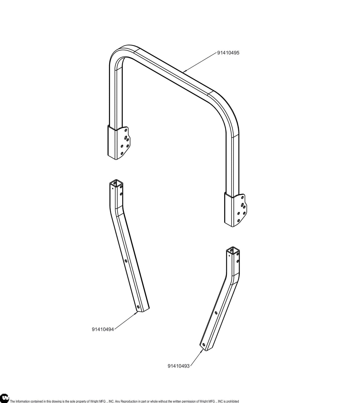 WZXL Upper And Lower ROPS 98410449 Default Title