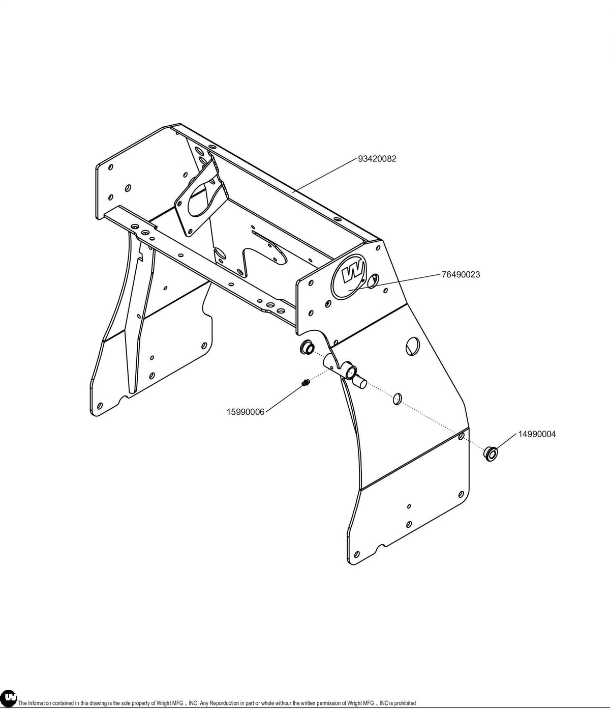 WZK Upright Frame Assembly 98420062 Default Title