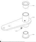 Deck/Hydro Idler Arm Assembly 98490002 Default Title