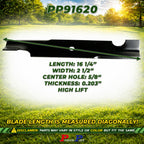 24 PK Proven Part High Lift Mower Blades Fit Scag 481710 7075771